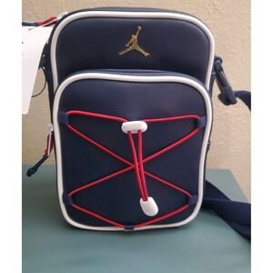 NWT Air Jordan Festival Bag Navy Blue Red White One Size, Style MA0922-U90